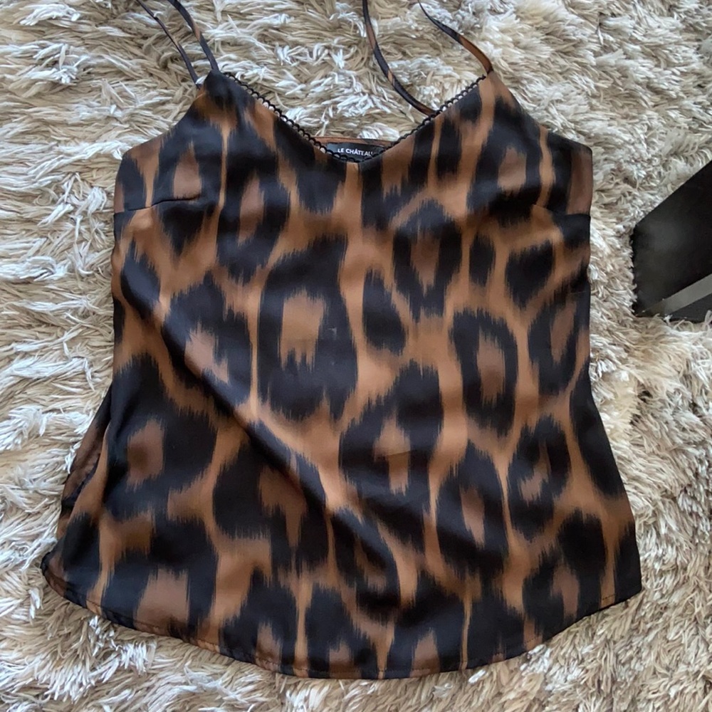 Le chateau leopard camisole